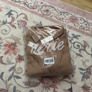 Aerie Lumberjane Waffle Knit Pullover